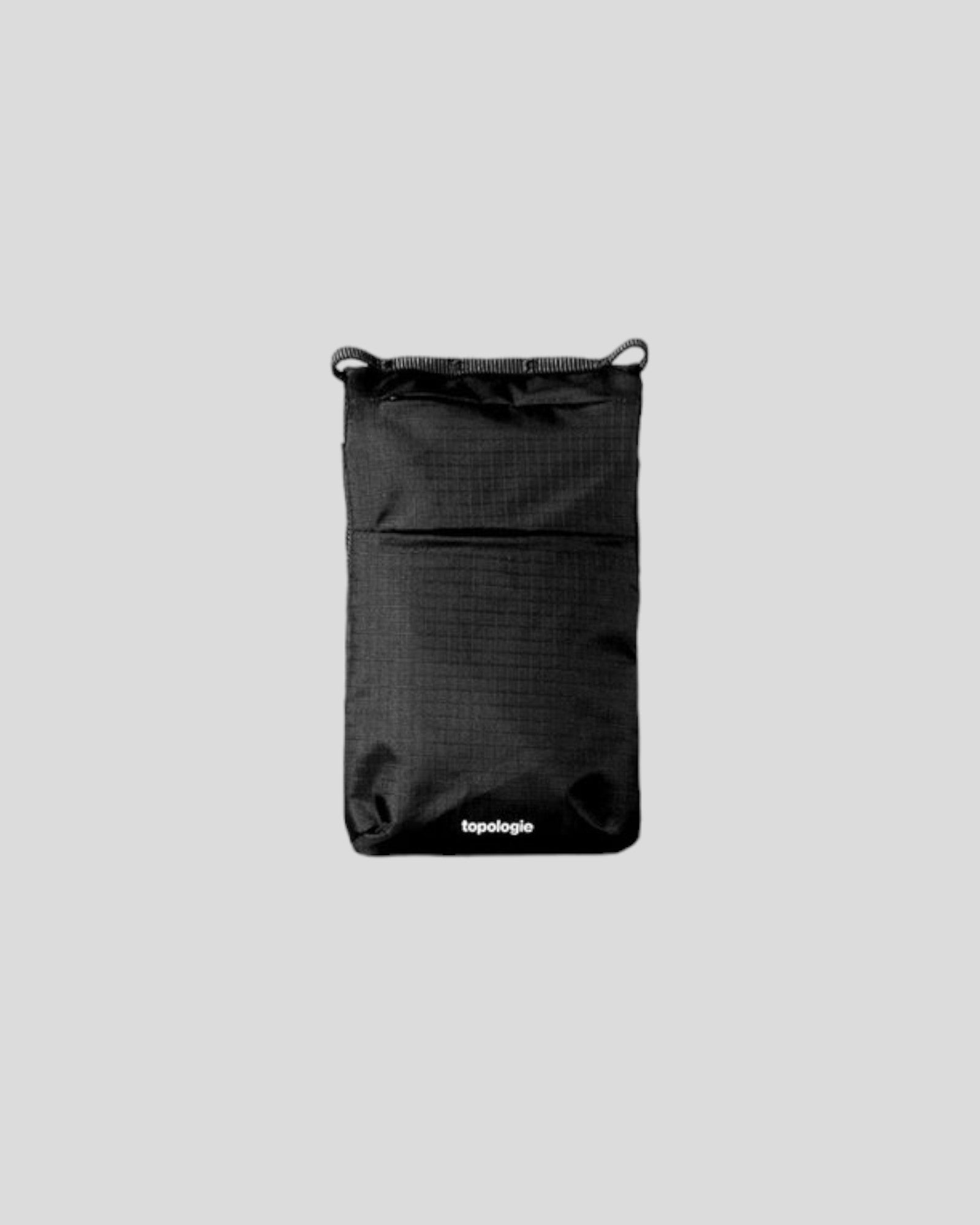 Topologie || Phone Sacoche - Black Tech Sateen Topologie