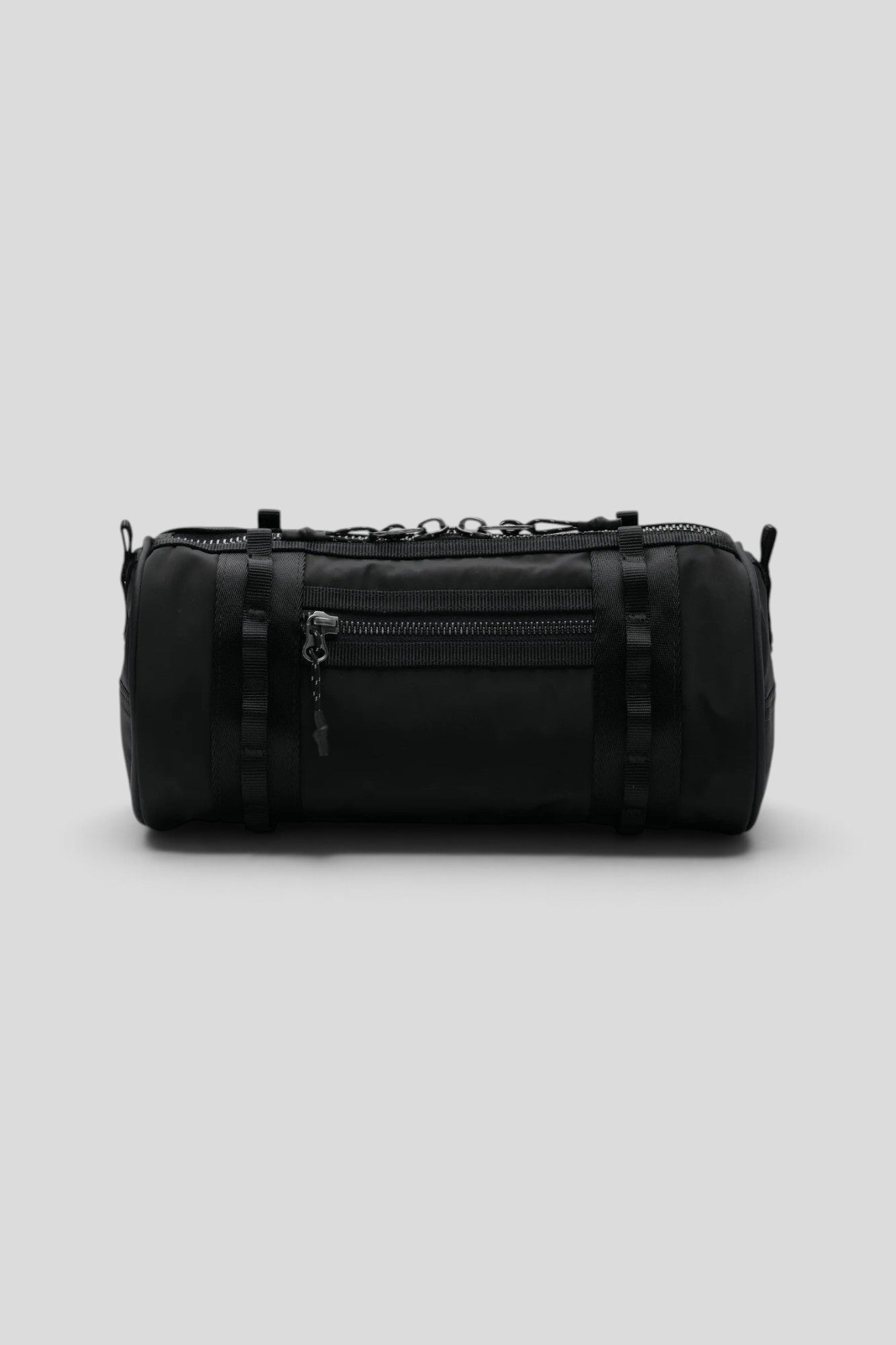 Topologie || Barrel Bag Small - Black Tech Sateen Topologie