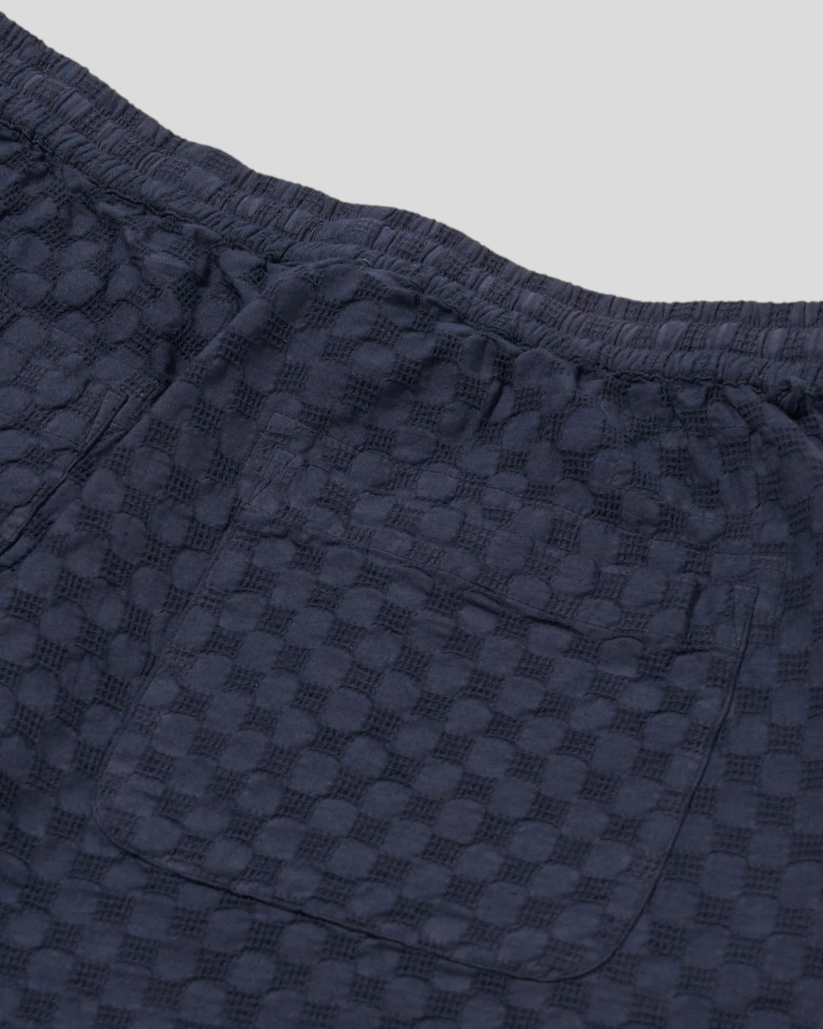 Universal Works || Simple Short - Waffle Navy Universal Works