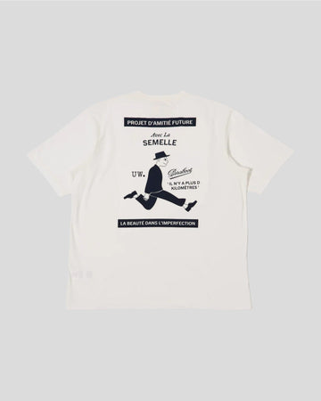 Universal Works ||Paraboot x Universal Works T-Shirt - Ecru Universal Works