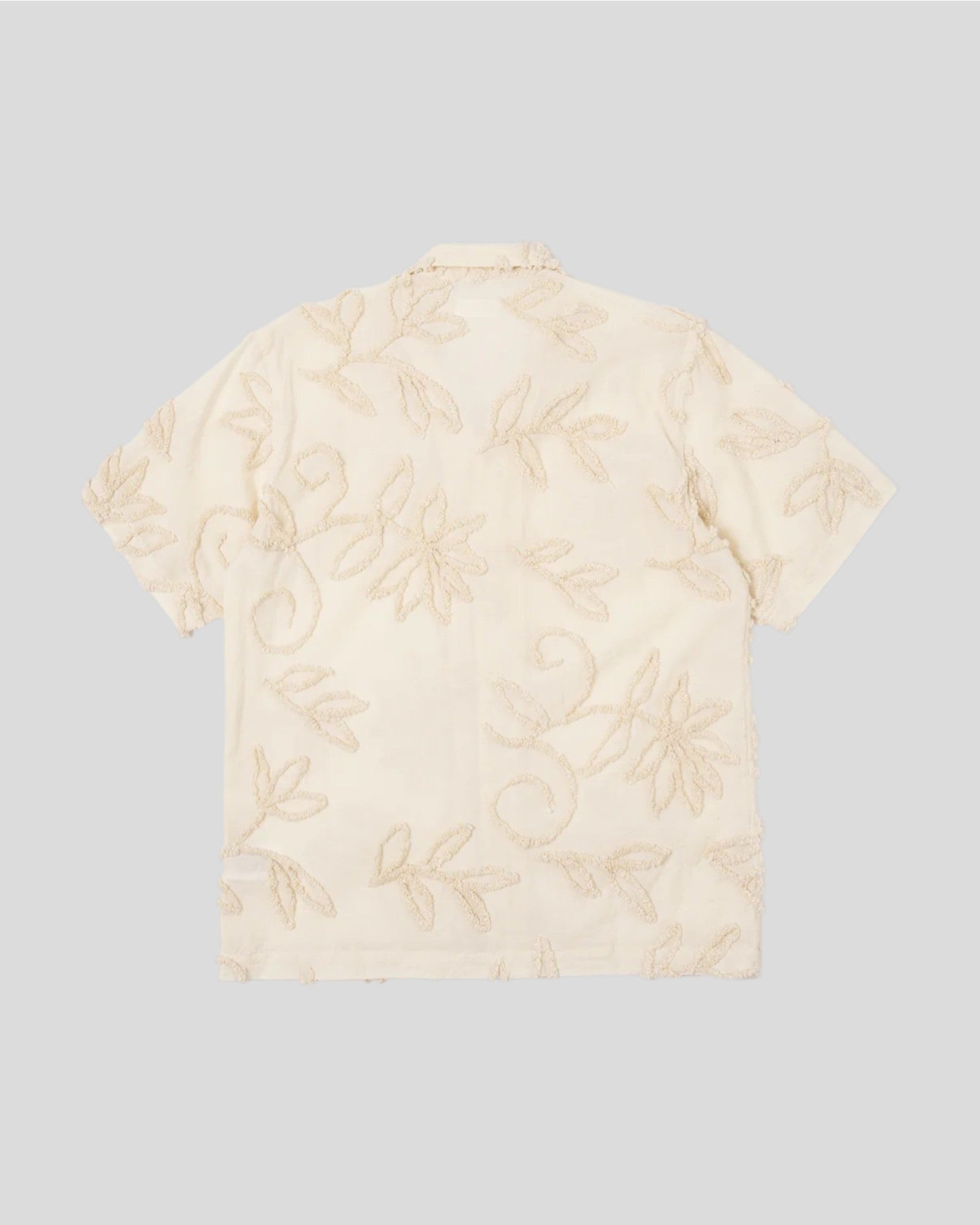 Universal Works || Road Shirt 3D Flower - Ecru Universal Works