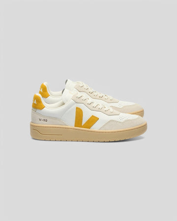 Veja || V-90 - Leather White Toscane Natural - M' Veja