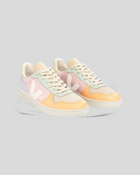 Veja || V-10 Leather - White Multico