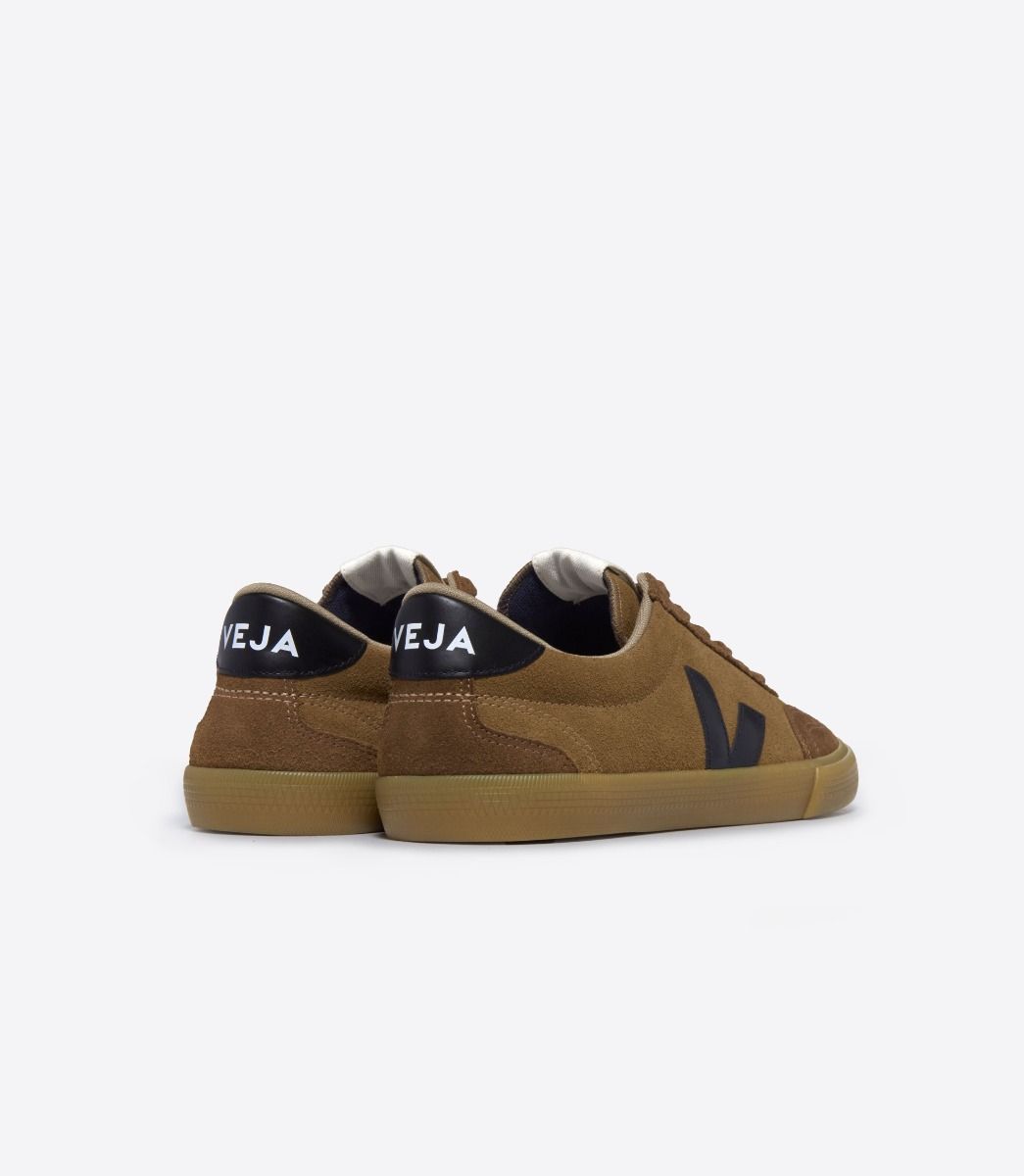 Veja || Volley O.T Leather - Camel/Black Veja