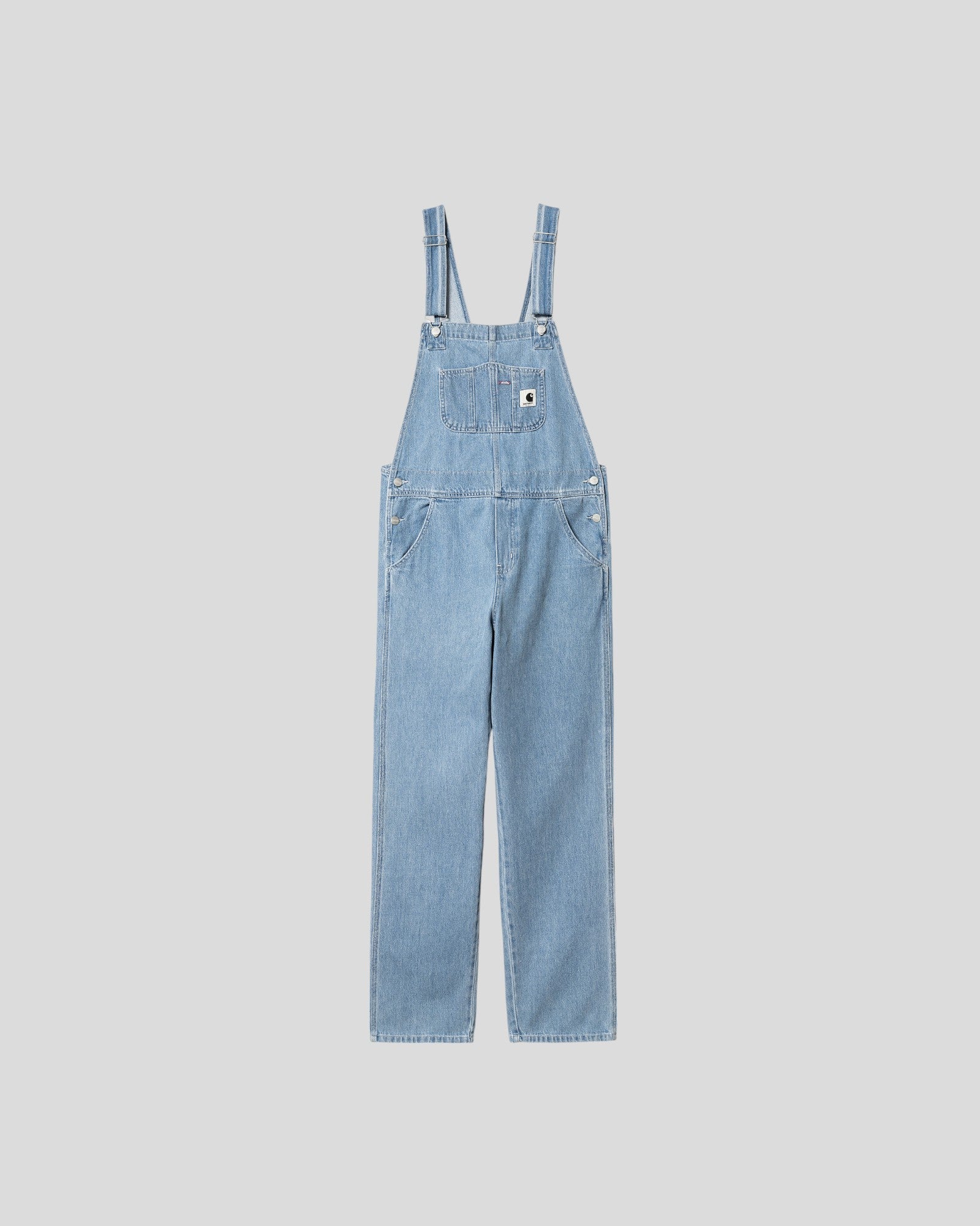 Carhartt || W' Bib Overall Straight - Blue Stone Bleached Carhartt