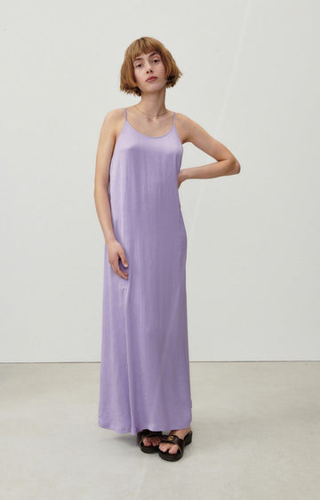 American Vintage || Widland - Robe Longue - Mauve American Vintage
