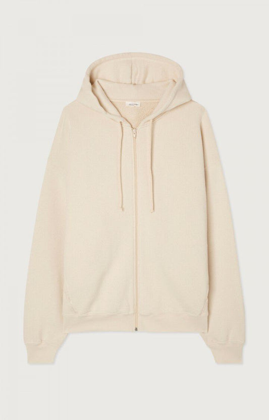 American Vintage || Xybay - Sweat Zip - Ecru American Vintage