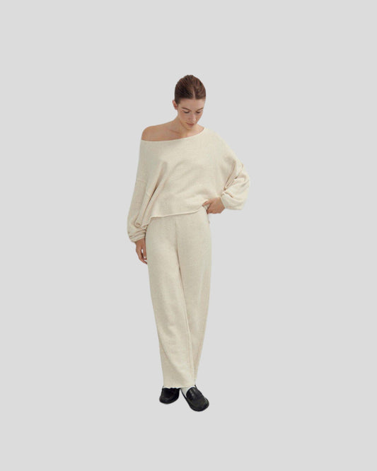 American Vintage || Itonay - Jogging - Ecru Chine American Vintage
