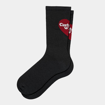 Carhartt || Heart Socks - Black Carhartt