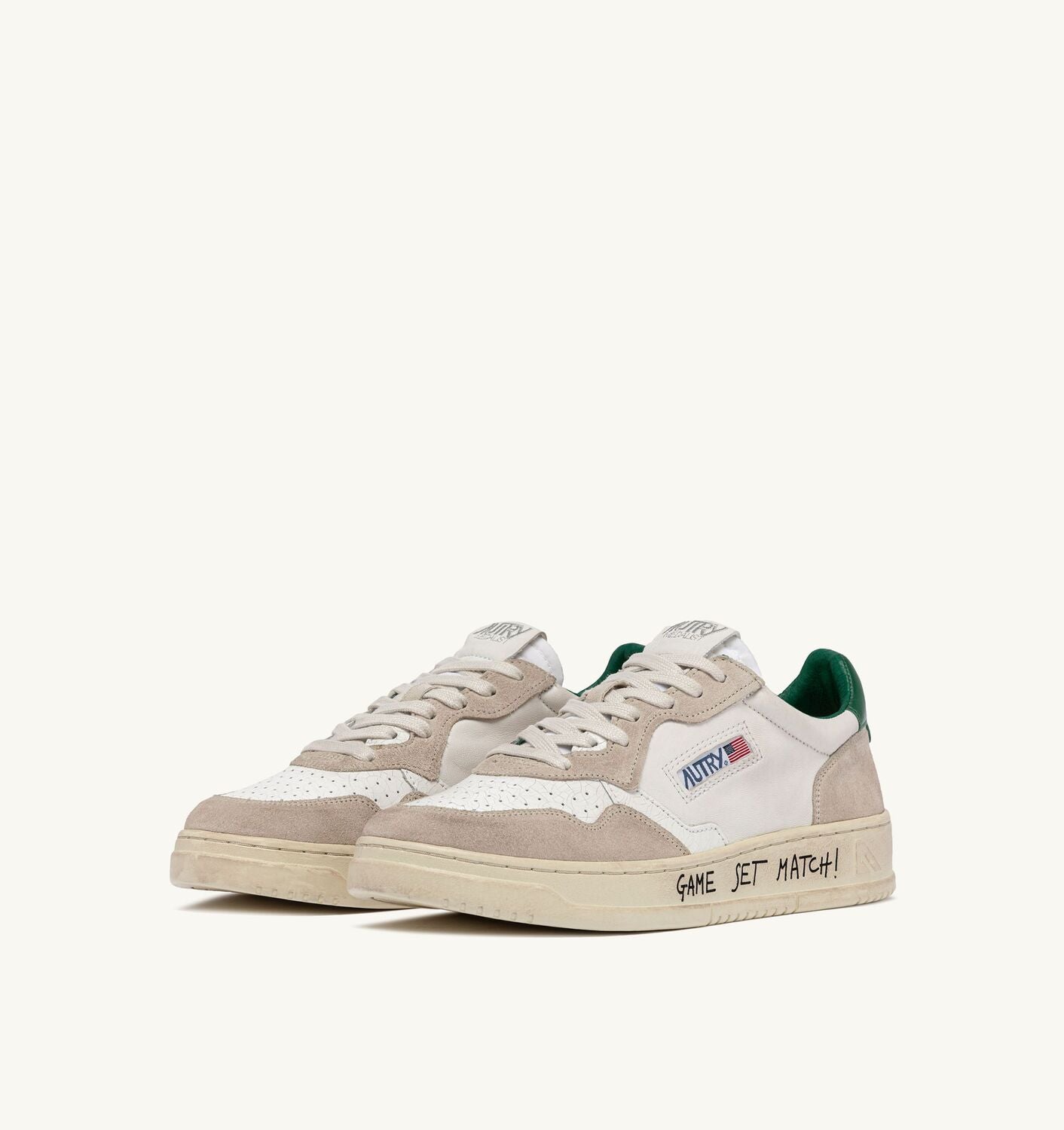Autry || Medalist WC07- White/ Green Autry
