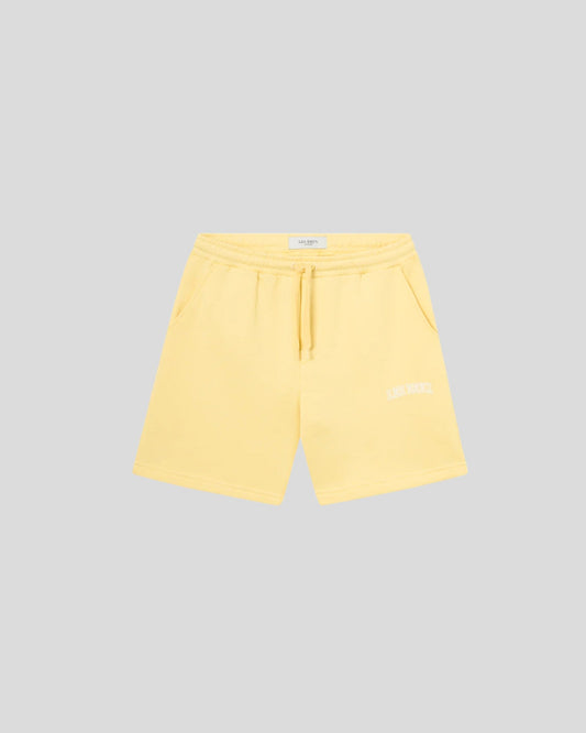 Les Deux || Blake Sweatshorts - Pineapple/ White Les Deux