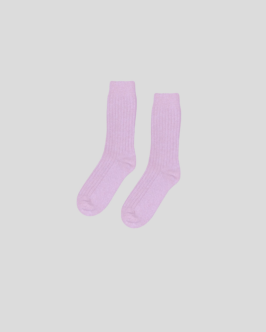 Colorful Standard || Merino Wool Blend Socks - Soft Lavender Colorful Standard
