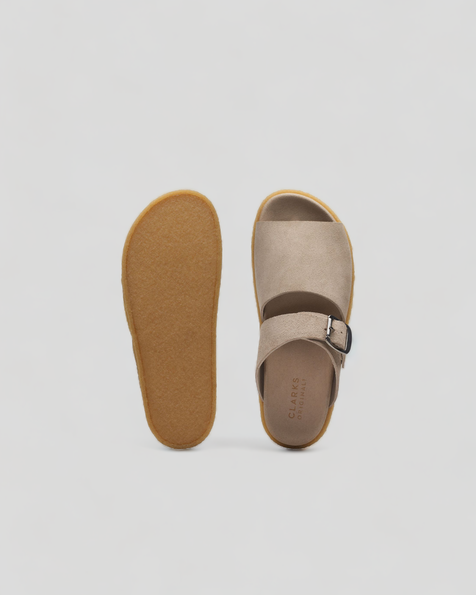 Clarks || Crepe Slide - Sand Clarks