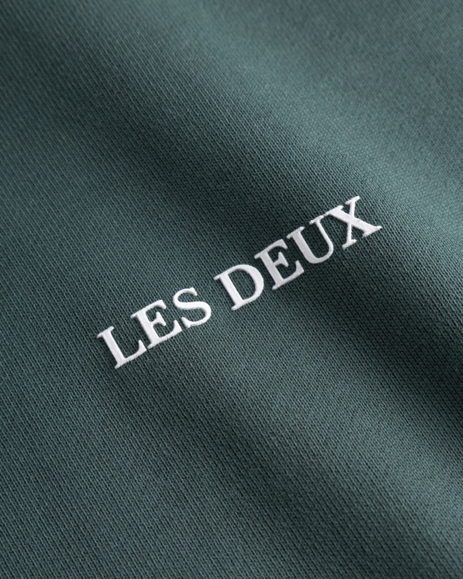 Les Deux || Lens Hoodie - Pine green Les Deux