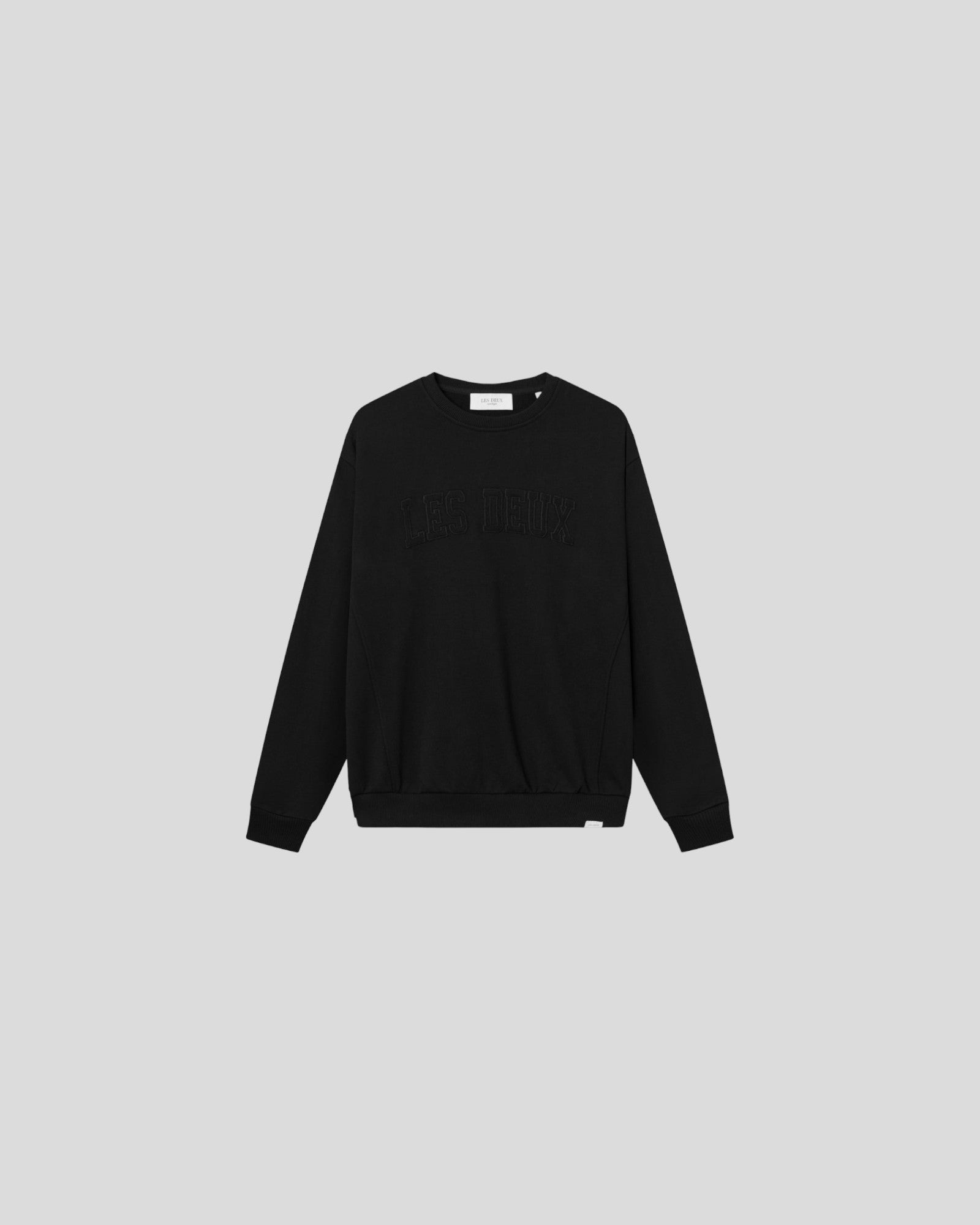 Les Deux || Script Sweatshirt - Black Les Deux