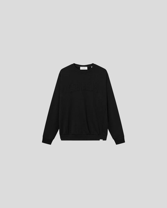 Les Deux || Script Sweatshirt - Black Les Deux