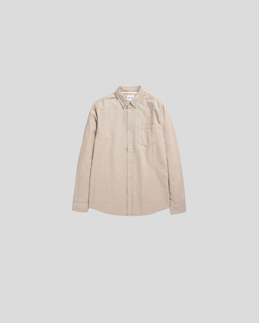 Norse Projects || Anton Organic Flannel - Utility Khaki Norse Projects