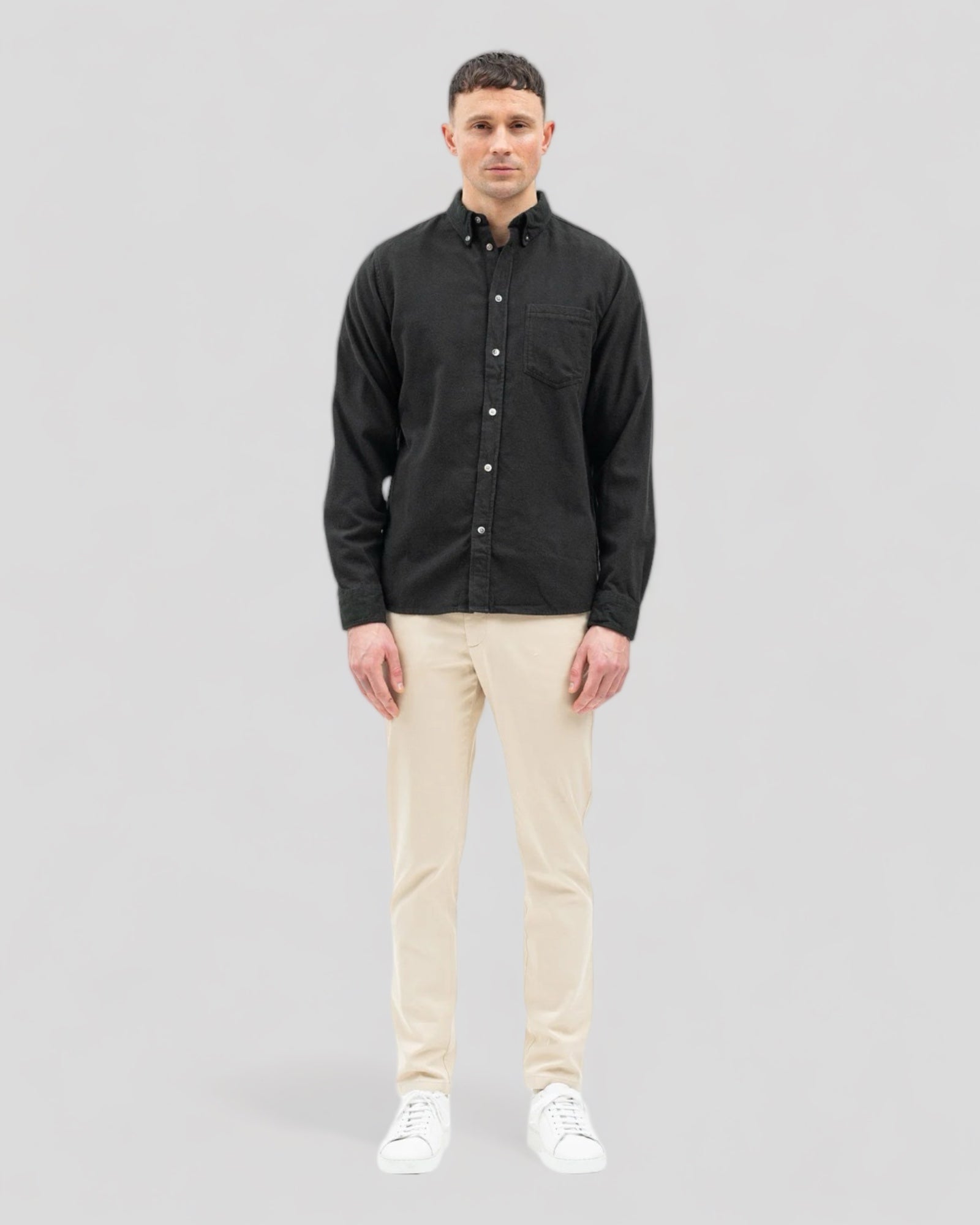 Norse Projects || Anton Organic Flannel - Dark Green Norse Projects