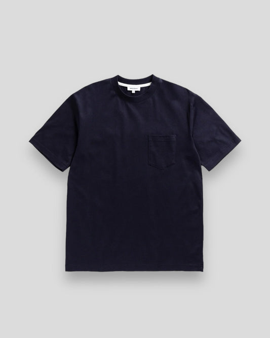 Norse Projects || Johannes Organic T-Shirt - Dark Navy Norse Projects