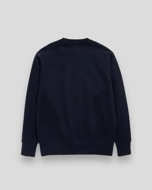 Norse Projects || Organic Brushed cotton Sweat - Dark Navy Norse Projects