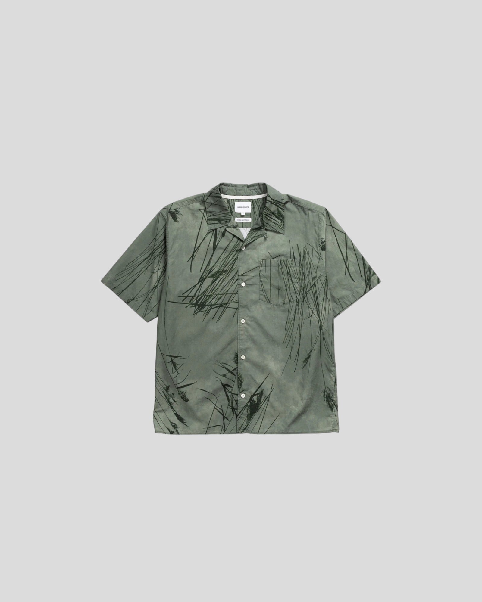 Norse Projects || Carsten Print - Dried Sage Green Norse Projects