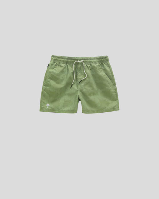 OAS || Blurry Crown Swim Shorts - Green OAS Compagny