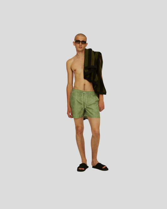 OAS || Blurry Crown Swim Shorts - Green OAS Compagny