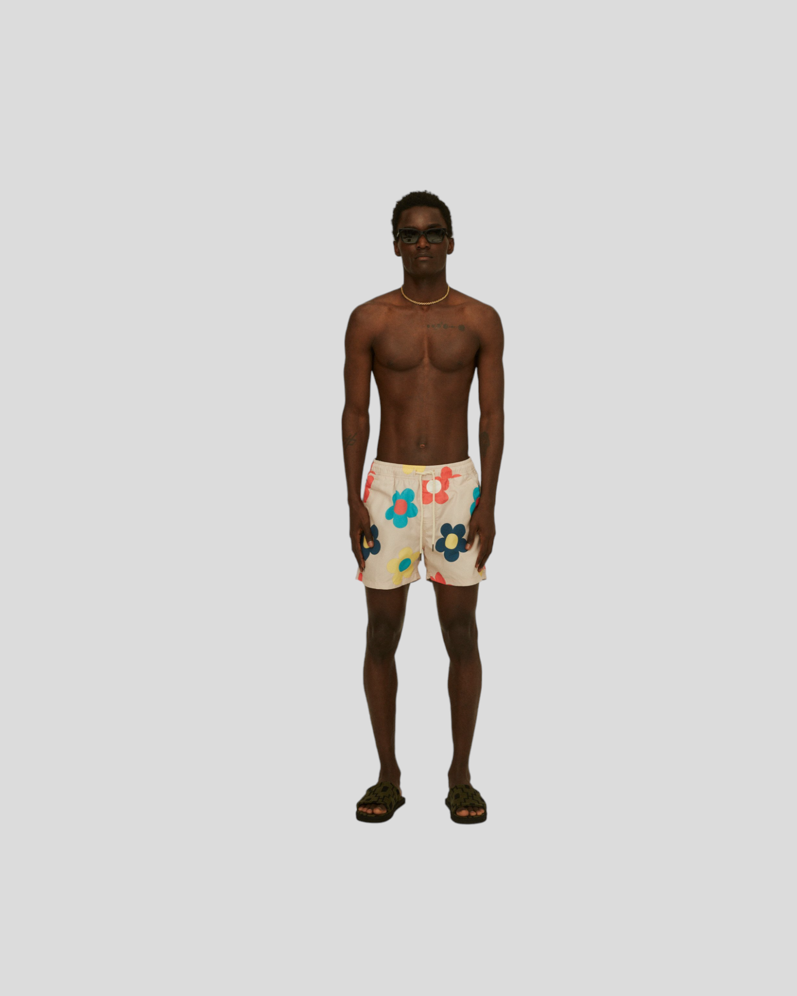 OAS || Daisy Swim Shorts - Flowers OAS Compagny