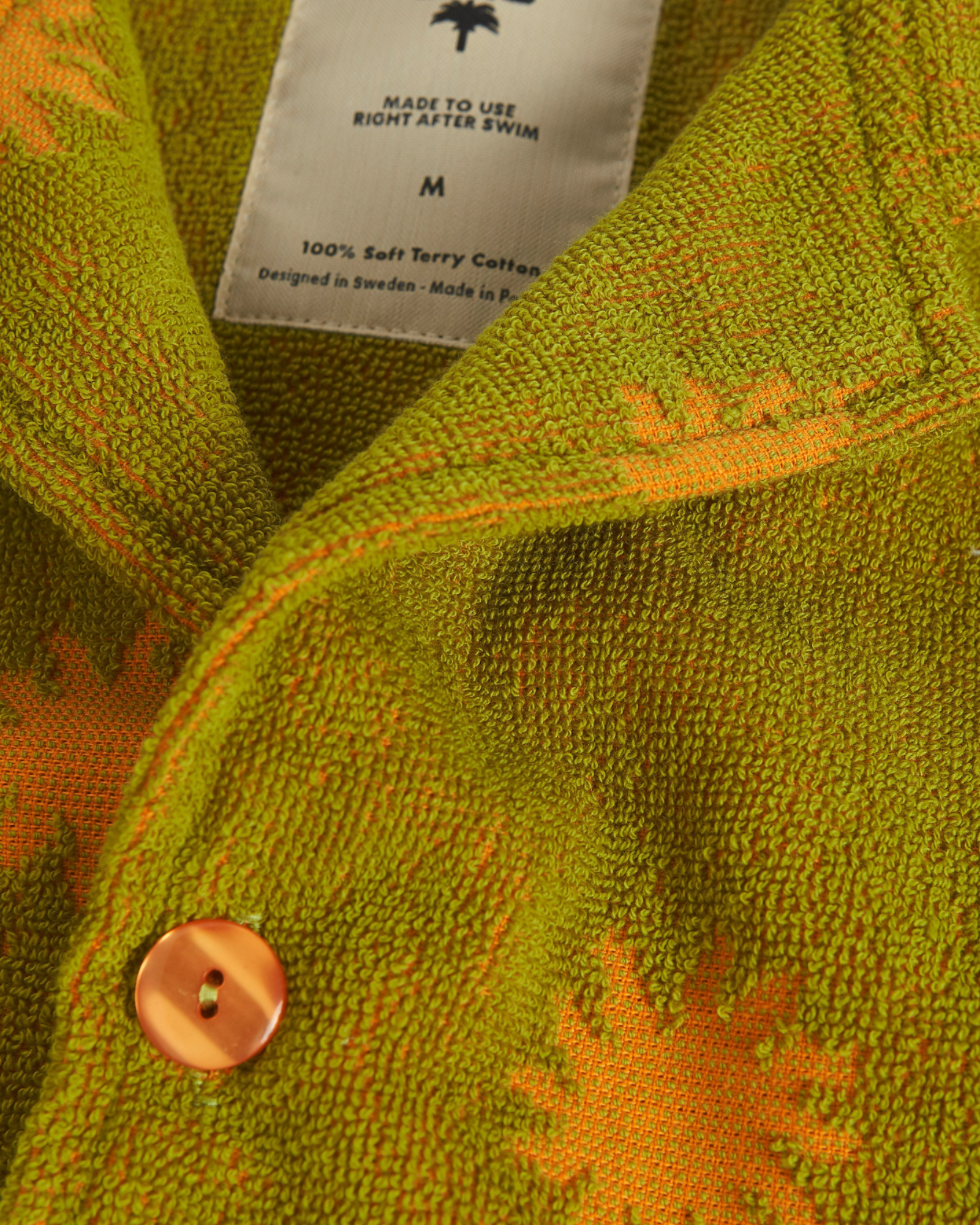 OAS || Sunny Forest Cuba Terry Shirt - Kiwi Green/ Orange OAS Compagny