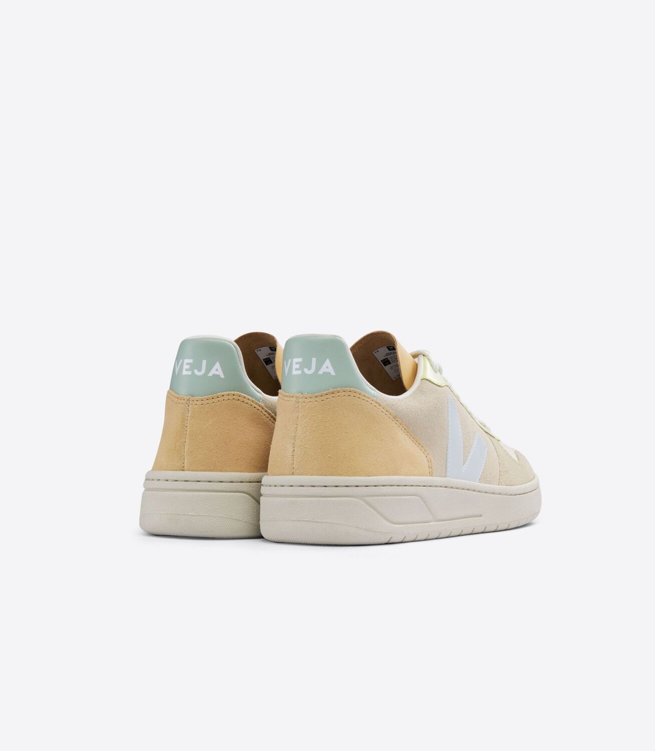 Veja || V-10 Suede - Sable Menthol Multico Veja