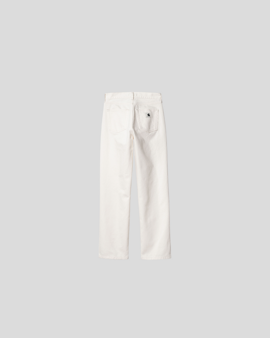 Carhartt || W' Noxon Pant - White Rinsed Carhartt