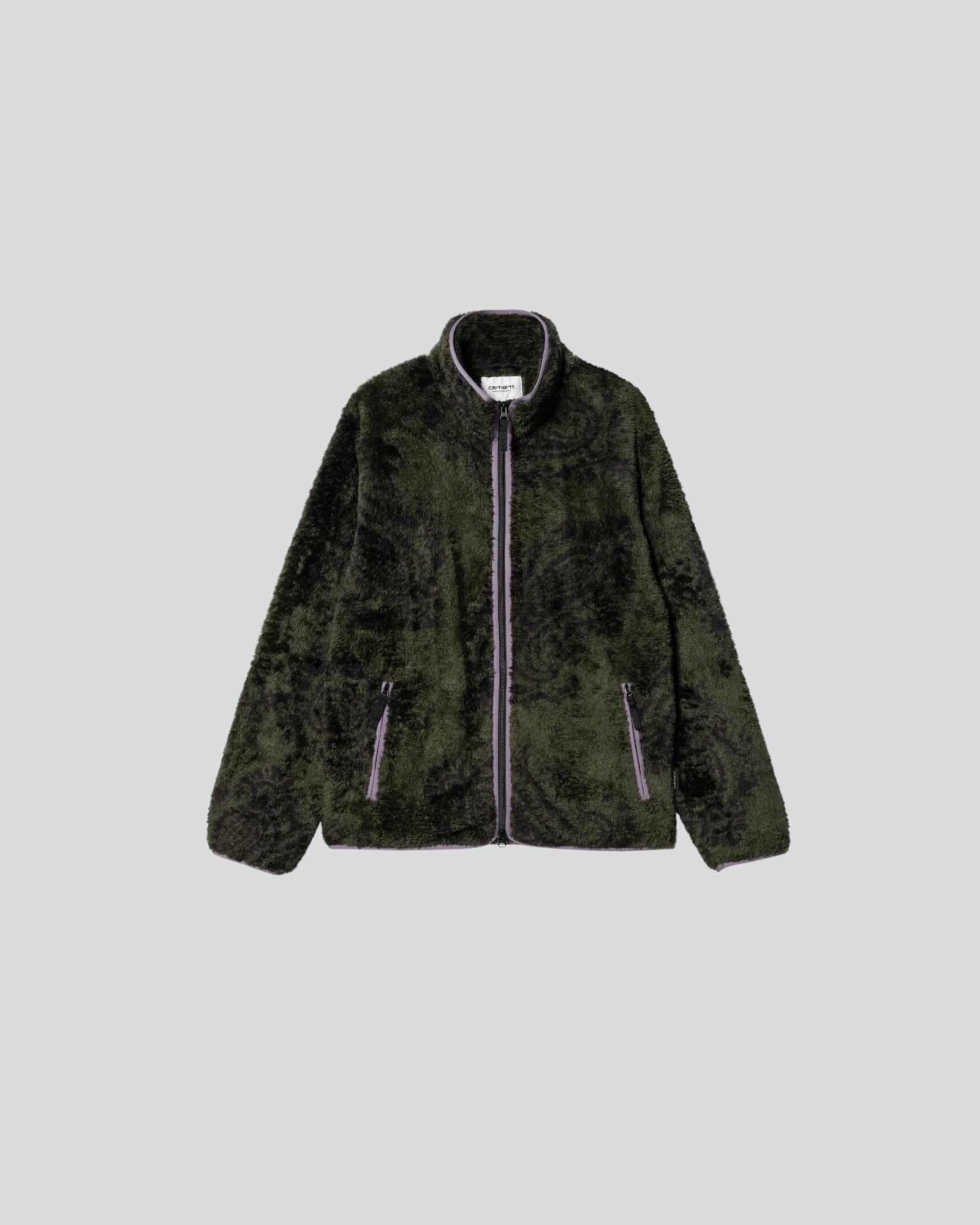 Carhartt || Jebson Sweat Jacket - Paisley Big print Plant/ Glassy Carhartt