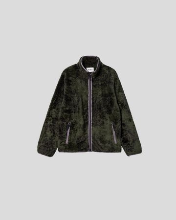 Carhartt || Jebson Sweat Jacket - Paisley Big print Plant/ Glassy Carhartt