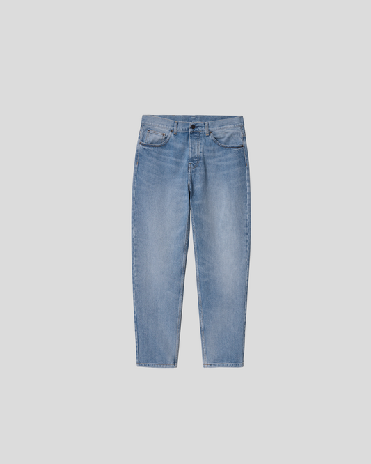 Carhartt || Newel Pant - Blue Light used Wash Carhartt