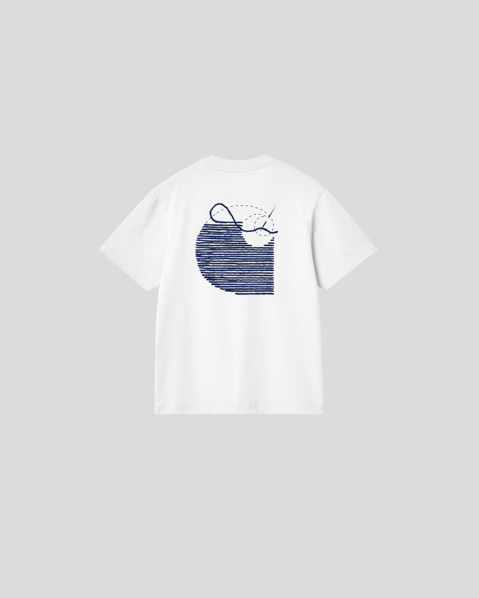 Carhartt ||W' Stitch T-Shirt - White/Elder Carhartt