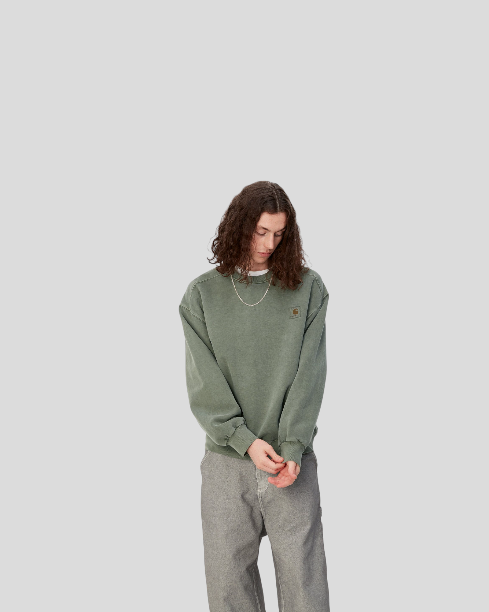 Carhartt || Vista Sweat - Smoke Green Carhartt