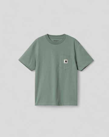 Carhartt ||  W' S/S Pocket - T-shirt - Glassy Teal Carhartt