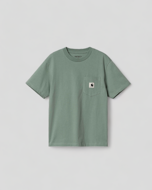 Carhartt ||  W' S/S Pocket - T-shirt - Glassy Teal Carhartt