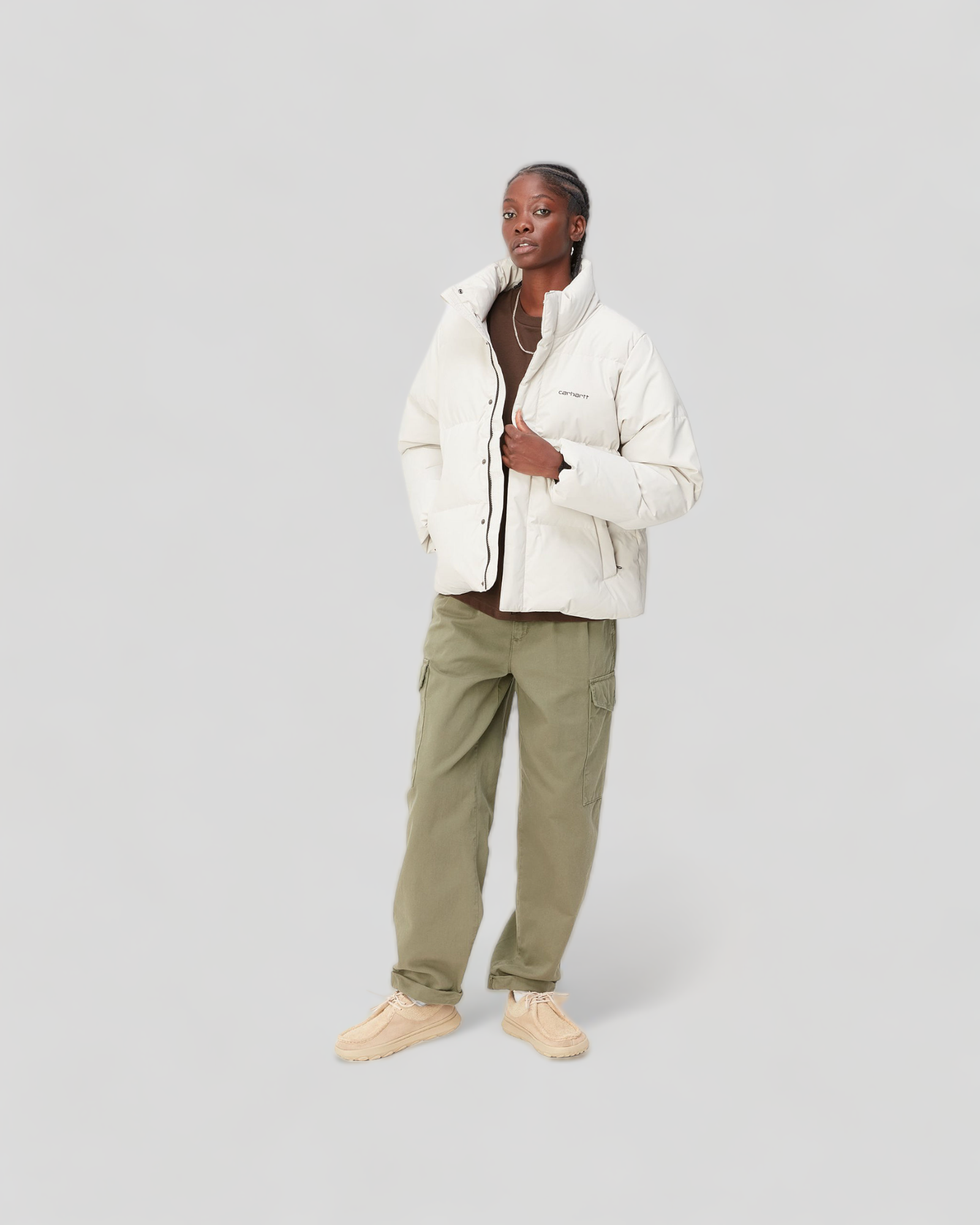 Carhartt || W'Yanie Jacket - Salt / Black Carhartt
