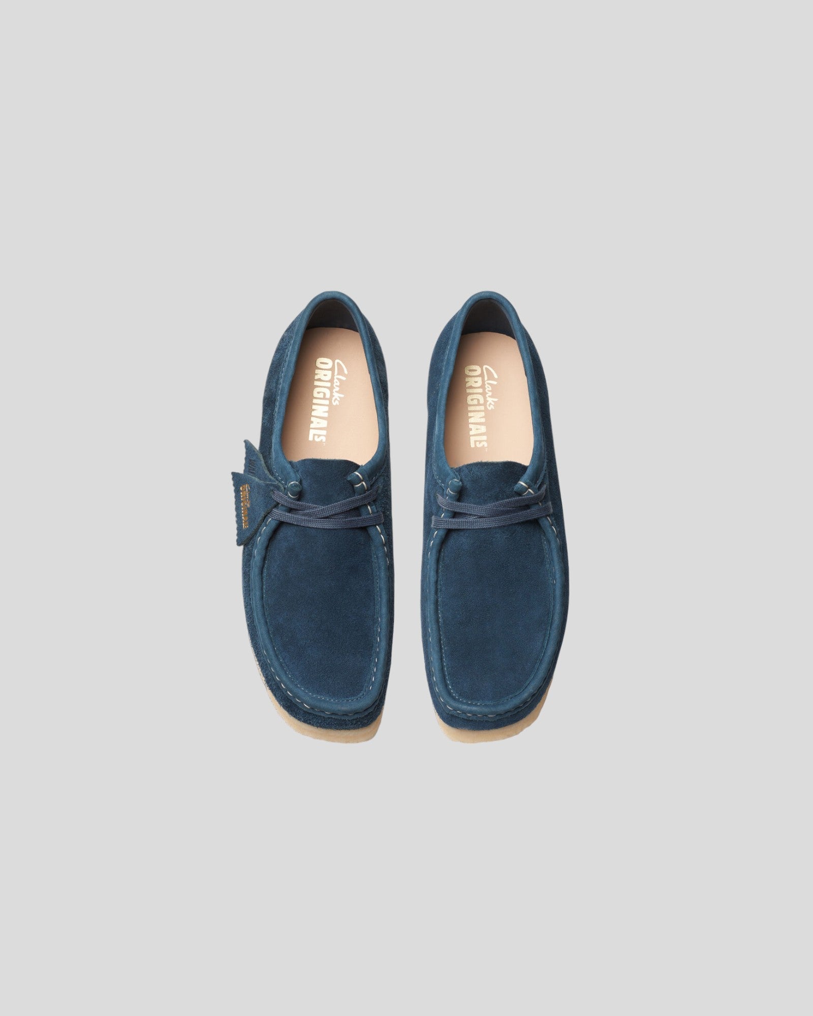 Clarks || Wallabee - Navy/ Teal Sde Clarks