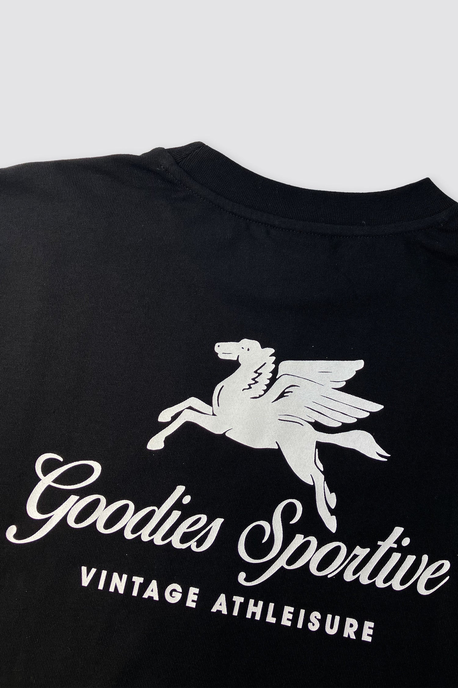 Goodies Sportive || Pegasus  tee Black - T-shirt Goodies Sportive