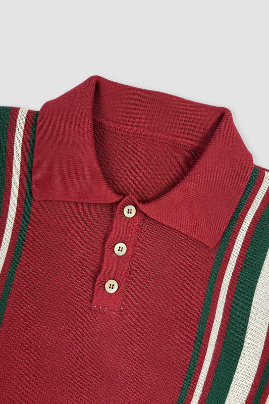 Goodies Sportive || Striped Knit Polo Goodies Sportive