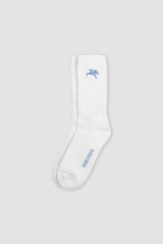 Goodies Sportive - White Pegasus Sock - Chausettes Goodies Sportive